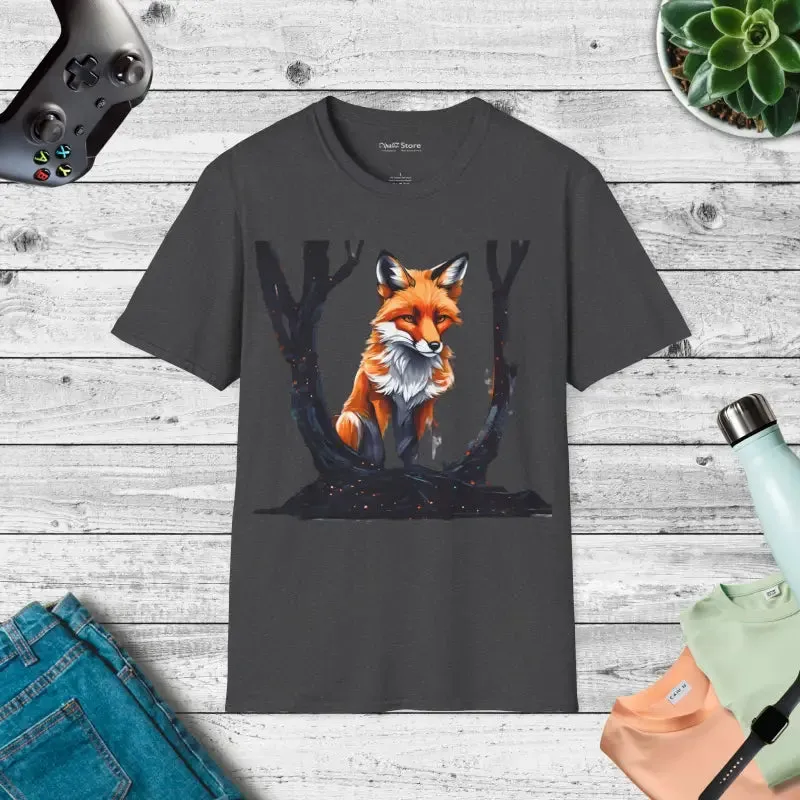 Cozy Fox Softstyle t Shirt for Vibrant Comfort