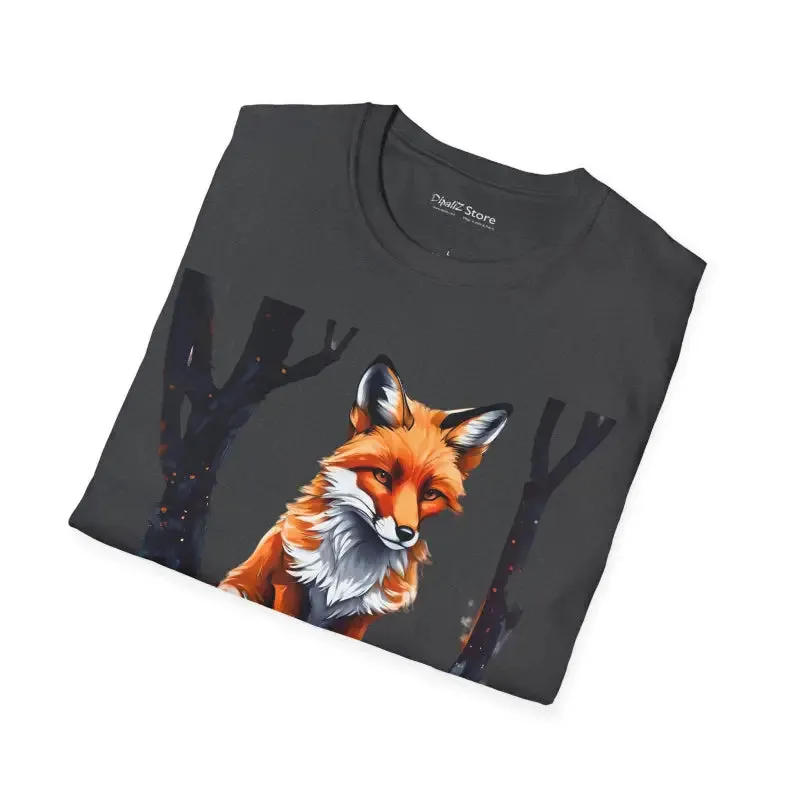 Cozy Fox Softstyle t Shirt for Vibrant Comfort