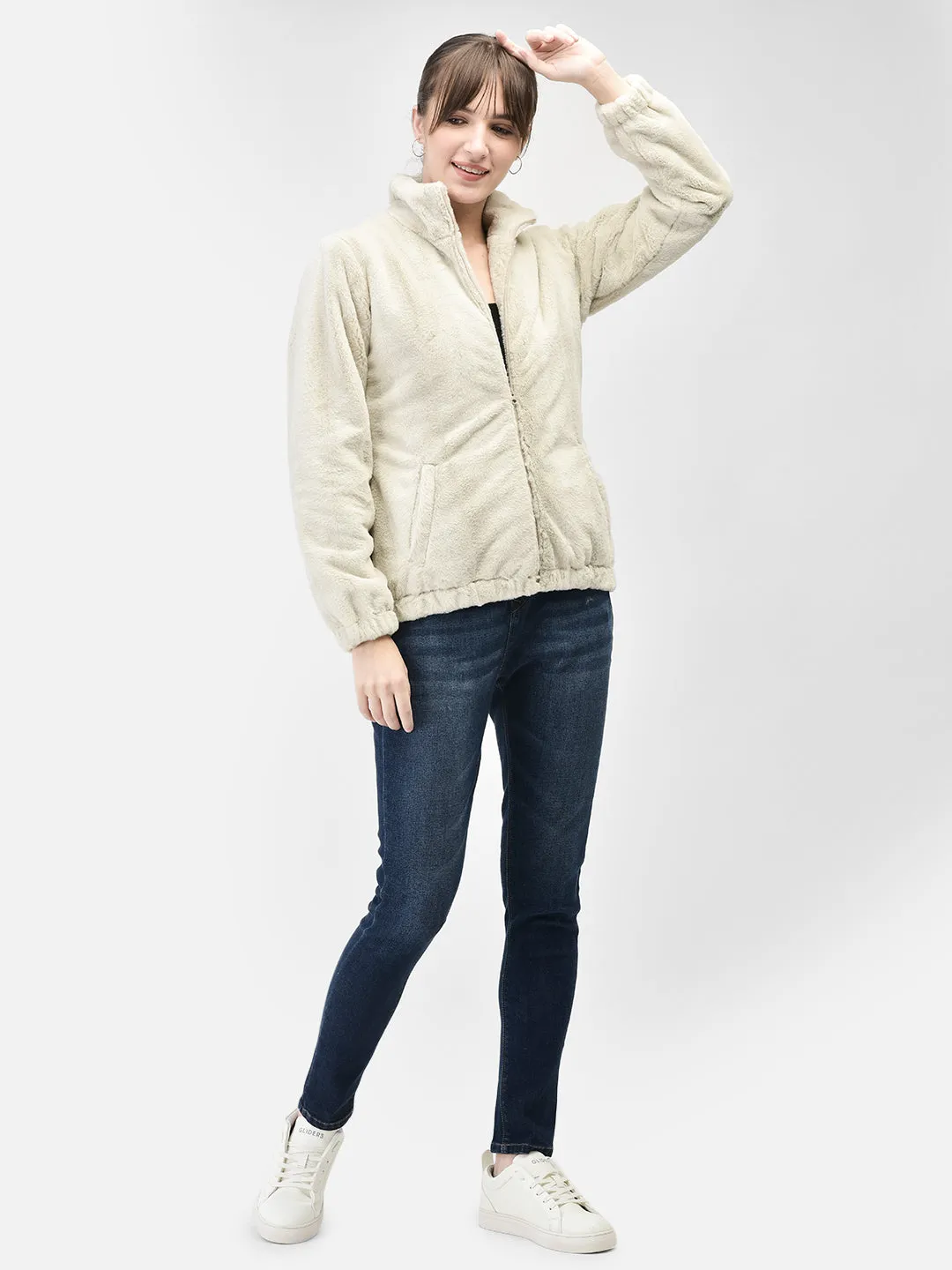 Cream Fur Jacket