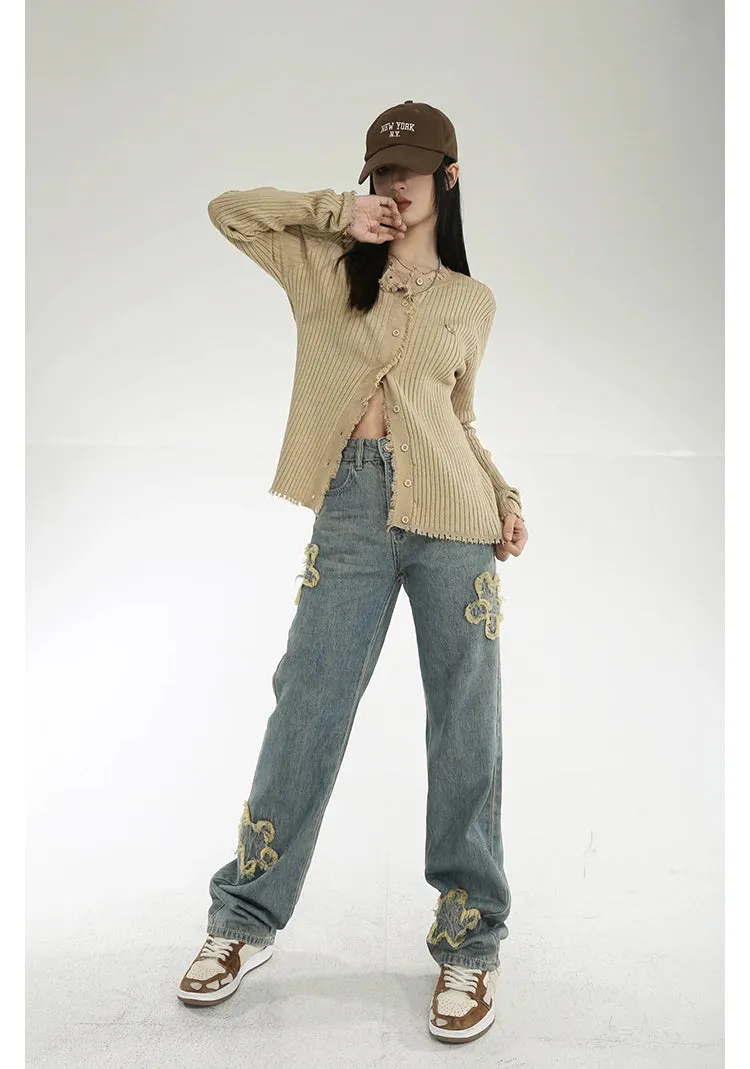 Crop Top O-Neck Cardigan