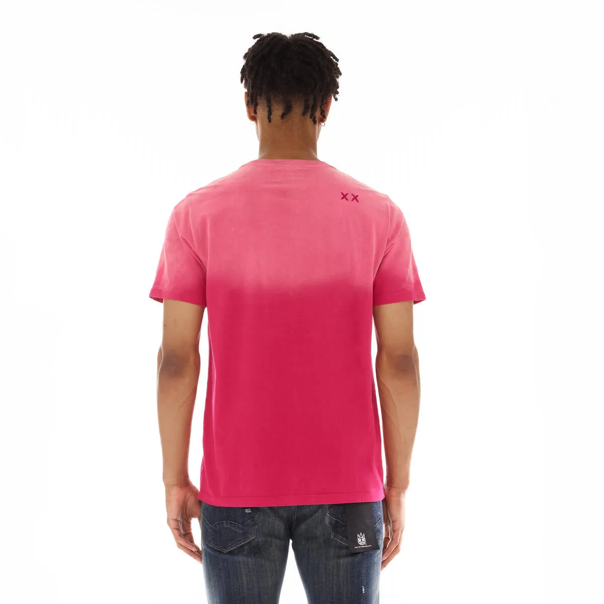 CULT OF INDIVIDUALITY SHIMUCHAN LOGO SHORT SLEEVE CREW NECK TEE (VINTAGE RED)