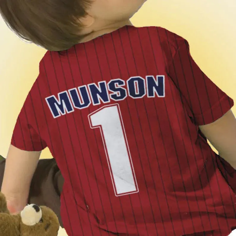 Custom Name and Number Shirt, Personalized Baseball Shirt - Personalized Team T-Shirt - Any Color - Any Name