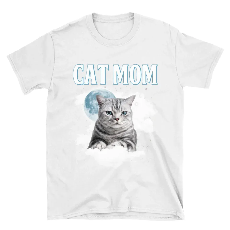 Custom Night Sky Pet Photo Upload T-Shirt