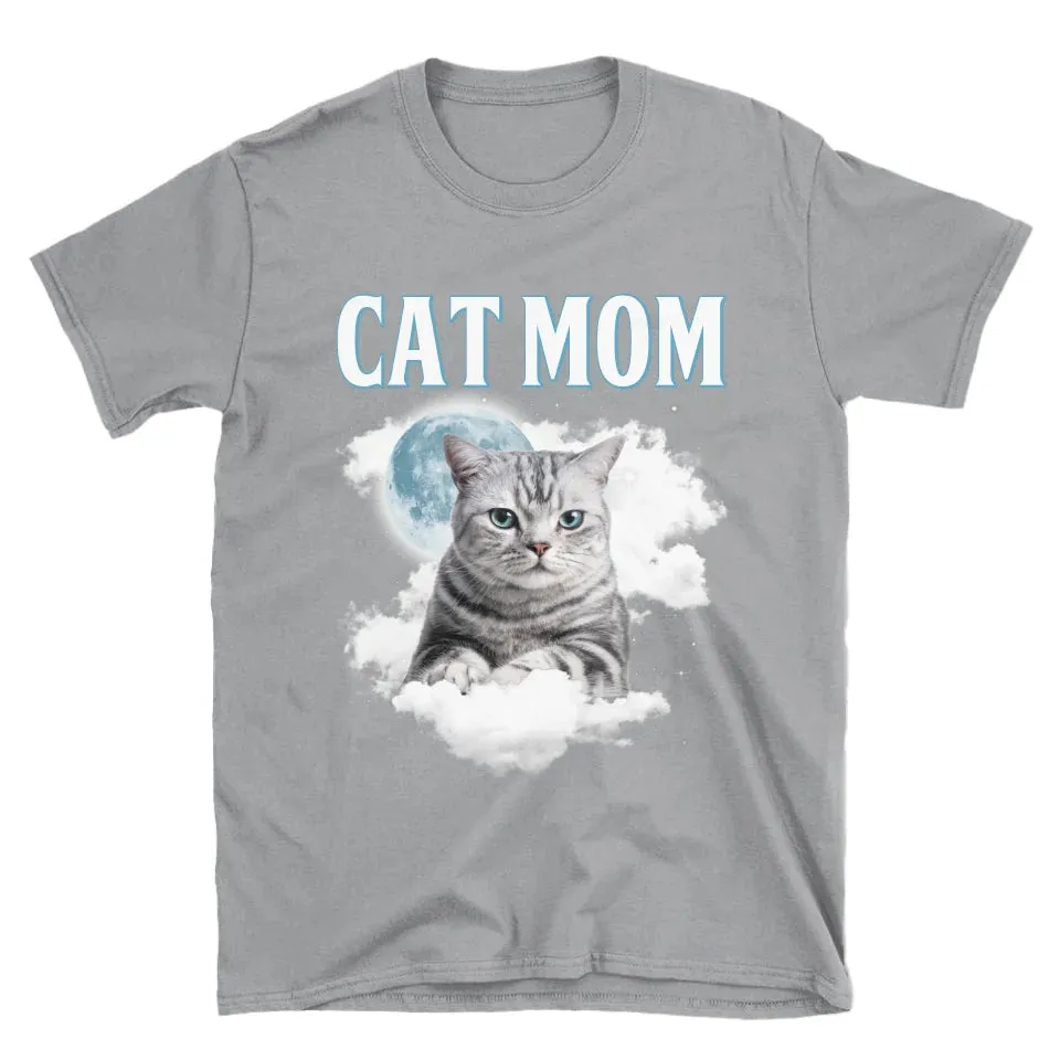 Custom Night Sky Pet Photo Upload T-Shirt