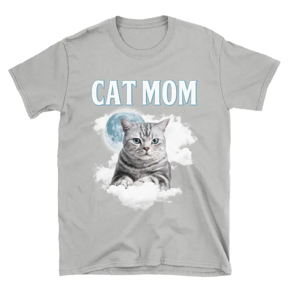 Custom Night Sky Pet Photo Upload T-Shirt