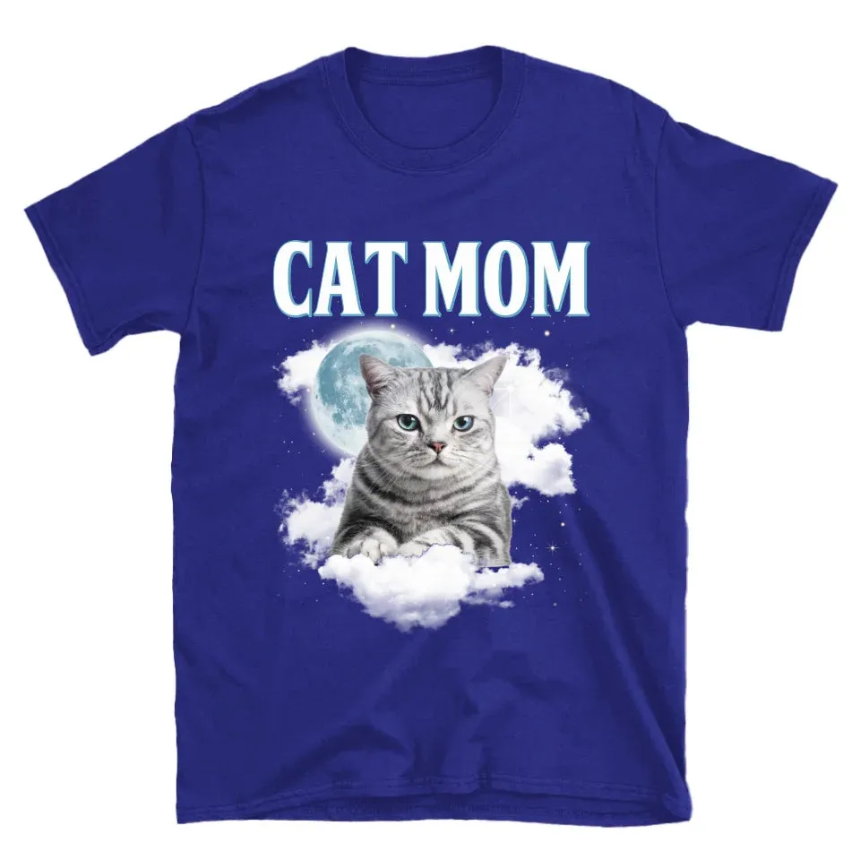 Custom Night Sky Pet Photo Upload T-Shirt