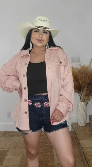 Daisy arrow jacket BLUSH