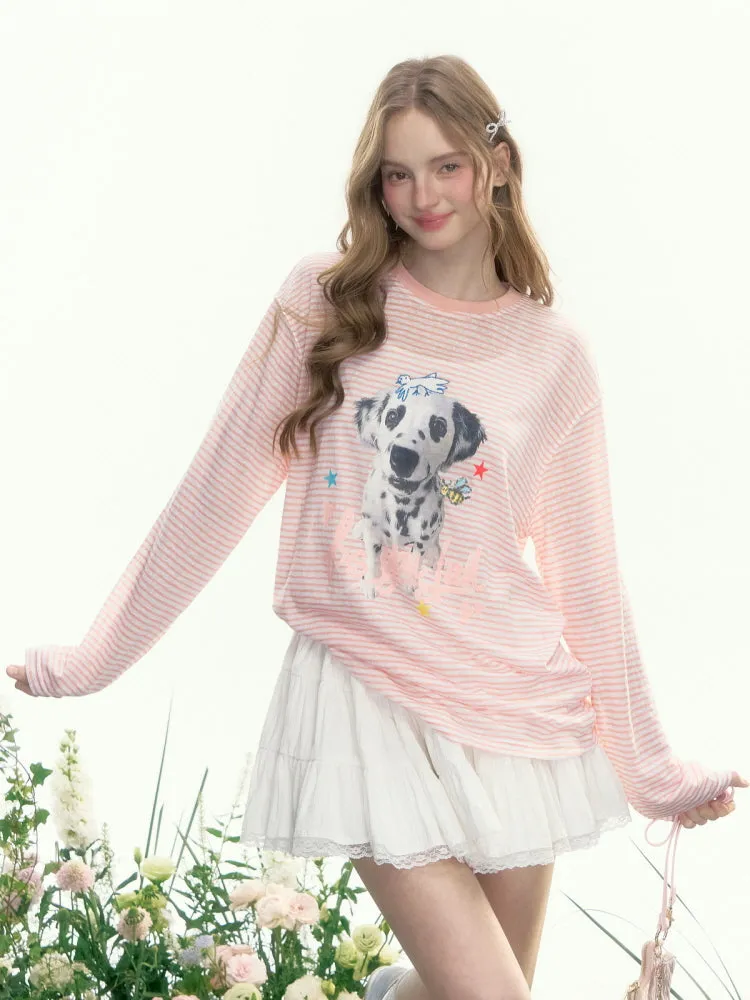 Dalmatian Stripe Long Sleeve