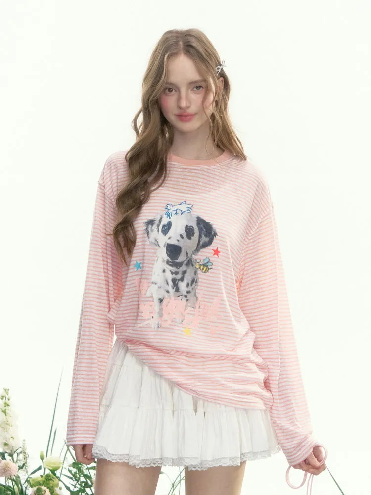 Dalmatian Stripe Long Sleeve