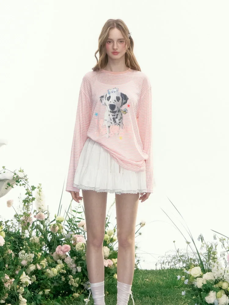 Dalmatian Stripe Long Sleeve