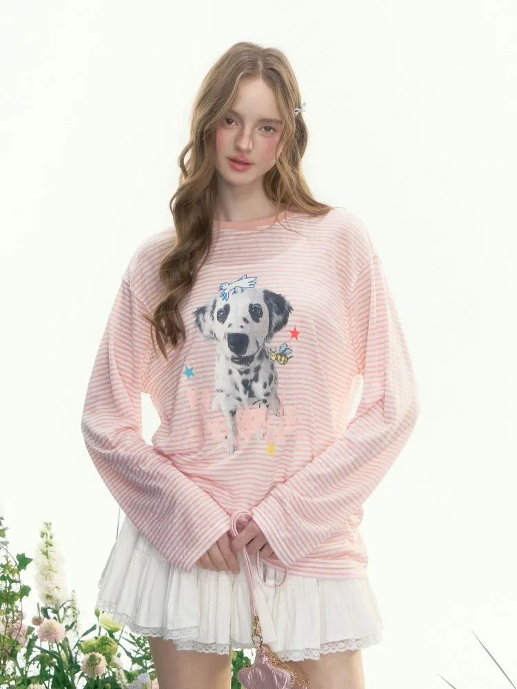 Dalmatian Stripe Long Sleeve