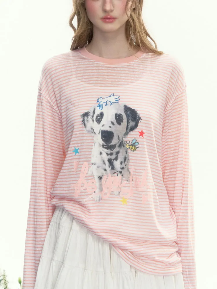 Dalmatian Stripe Long Sleeve
