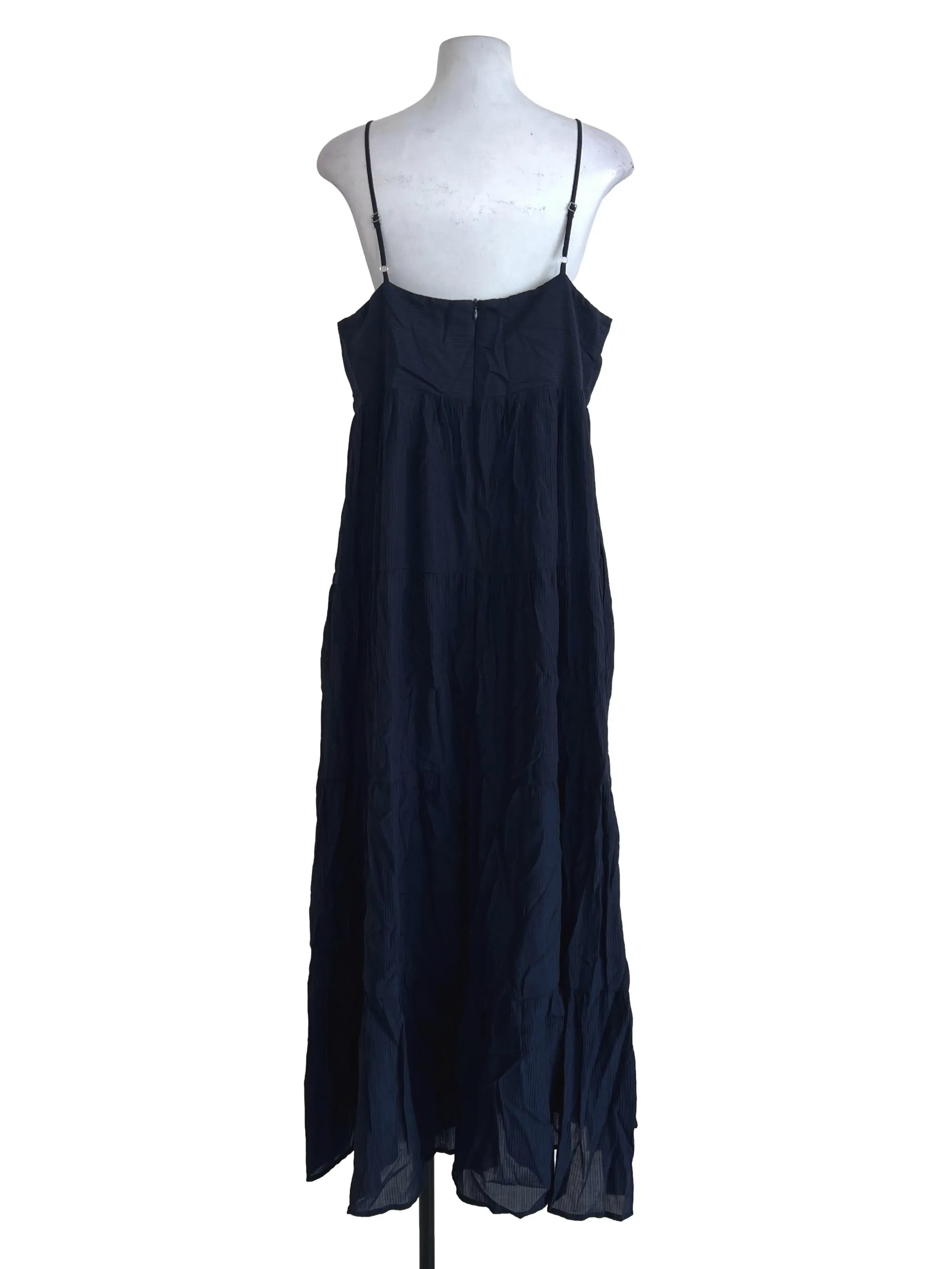 Dark Blue Layered Dress