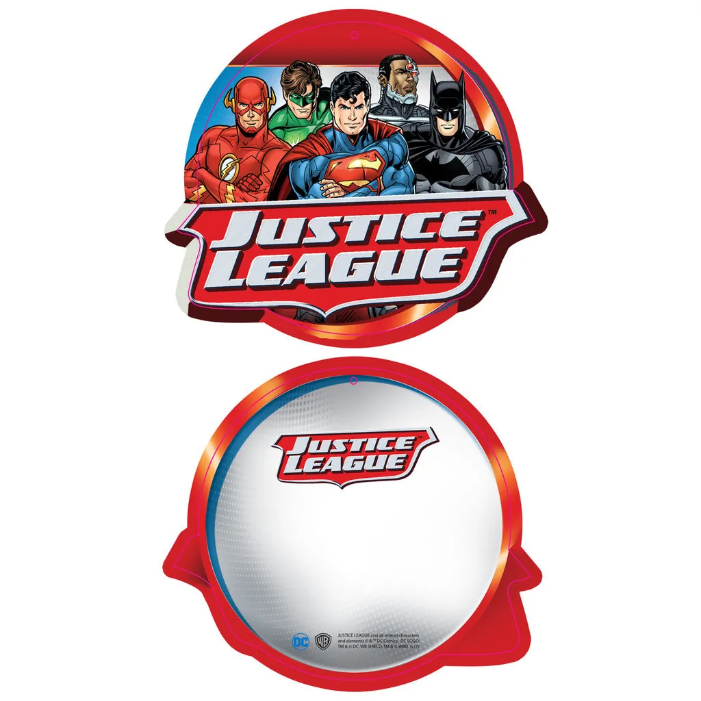 DC Comics Justice League JLA Classic Logo Official Men's T-shirt (Sports Grey)