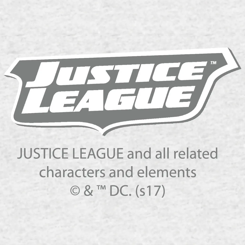 DC Comics Justice League JLA Classic Logo Official Men's T-shirt (Sports Grey)