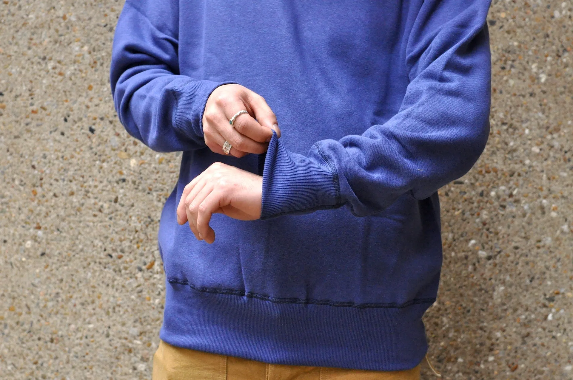 Denime X Warehouse Co Lot.260 10oz "Standard" Loopwheeled Sweatshirt (Navy)