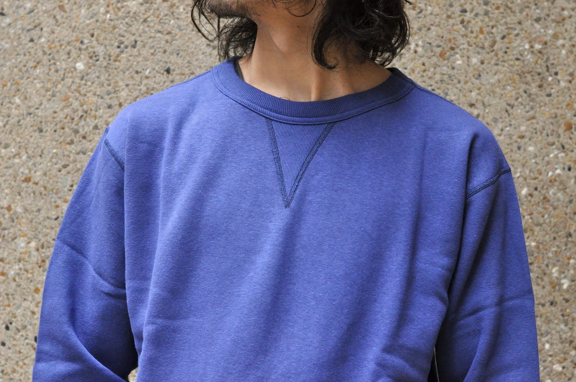 Denime X Warehouse Co Lot.260 10oz "Standard" Loopwheeled Sweatshirt (Navy)