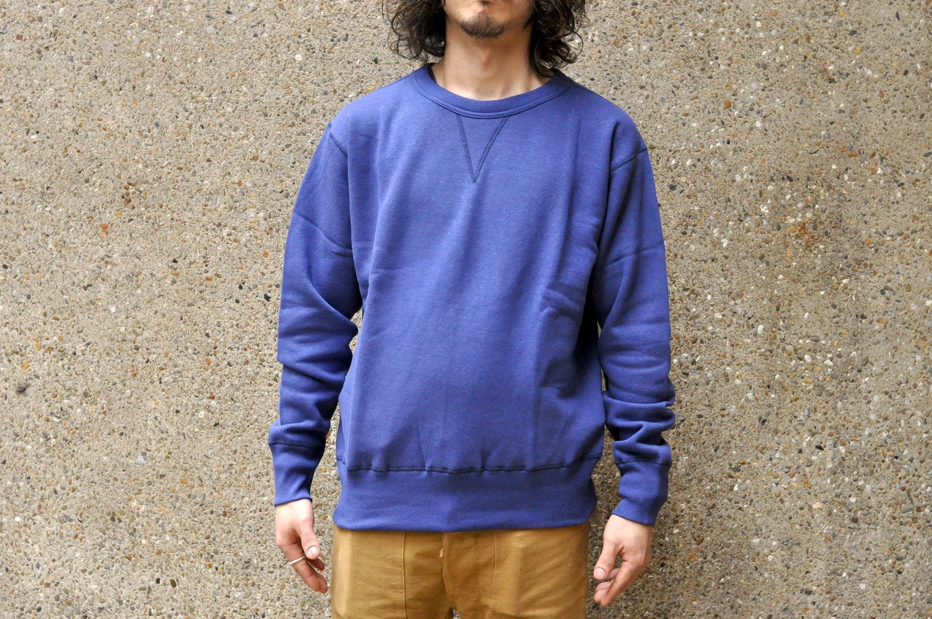 Denime X Warehouse Co Lot.260 10oz "Standard" Loopwheeled Sweatshirt (Navy)