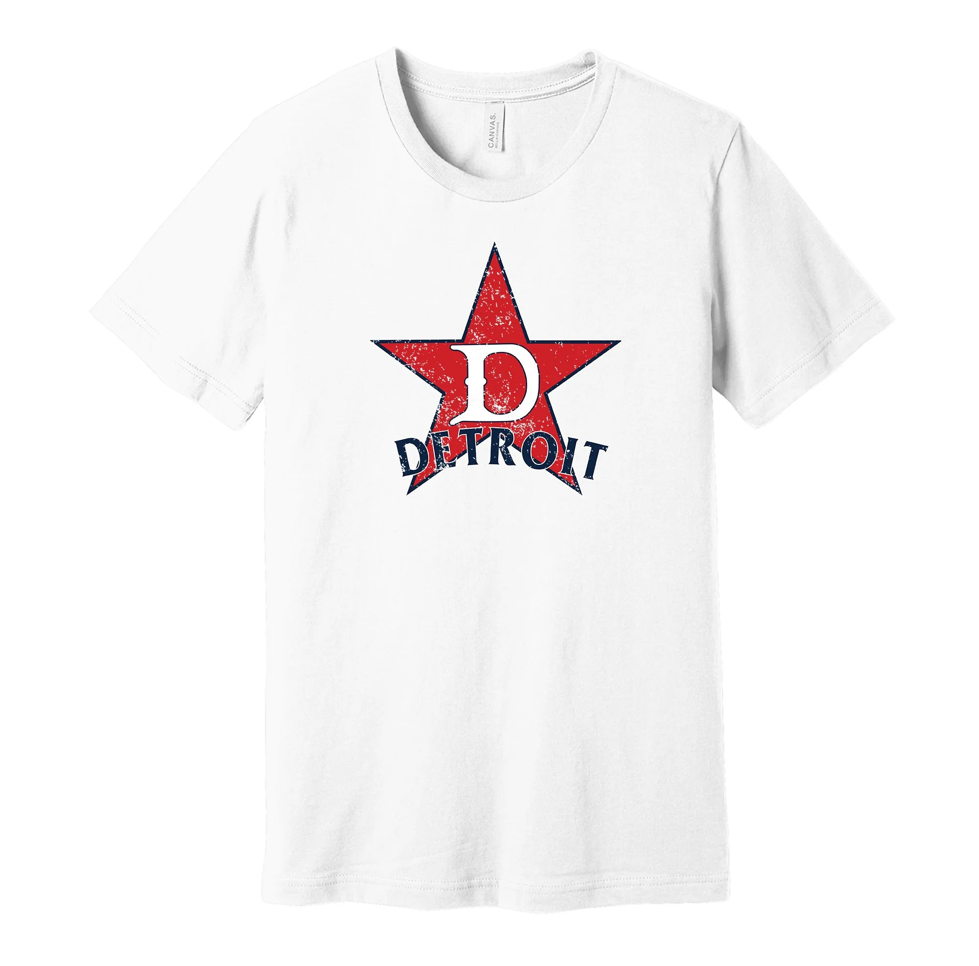 Detroit Stars Distressed Logo Shirt - Defunct Negro Baseball Team - Celebrate Black Heritage and History - Hyper Than Hype