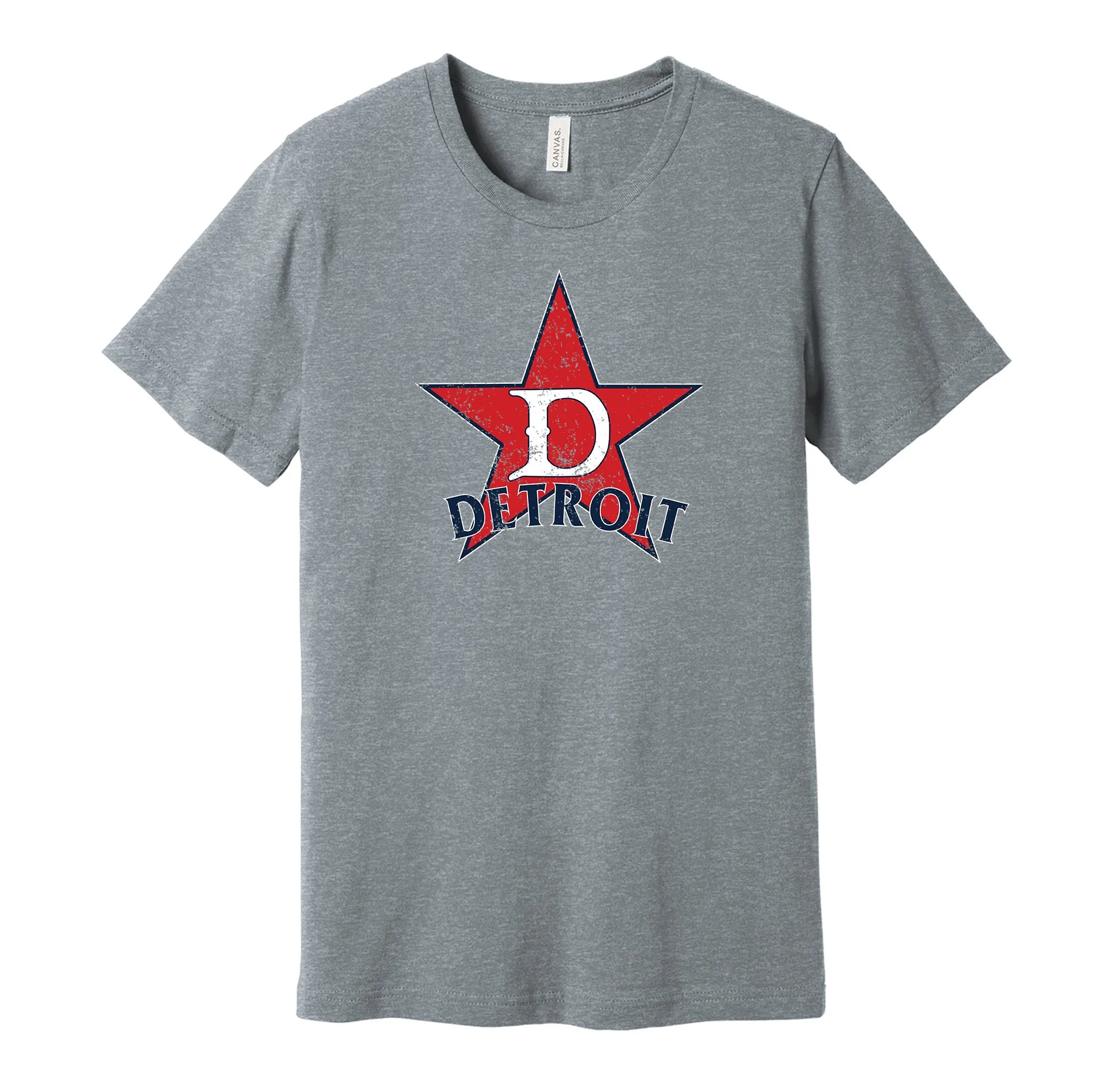 Detroit Stars Distressed Logo Shirt - Defunct Negro Baseball Team - Celebrate Black Heritage and History - Hyper Than Hype