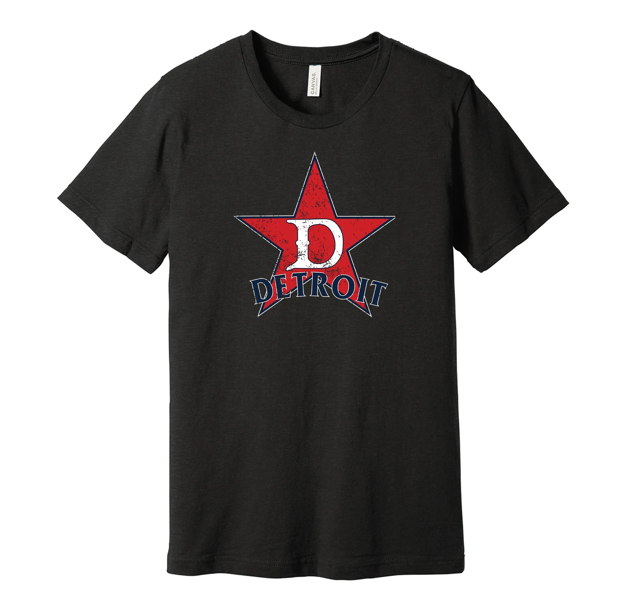 Detroit Stars Distressed Logo Shirt - Defunct Negro Baseball Team - Celebrate Black Heritage and History - Hyper Than Hype