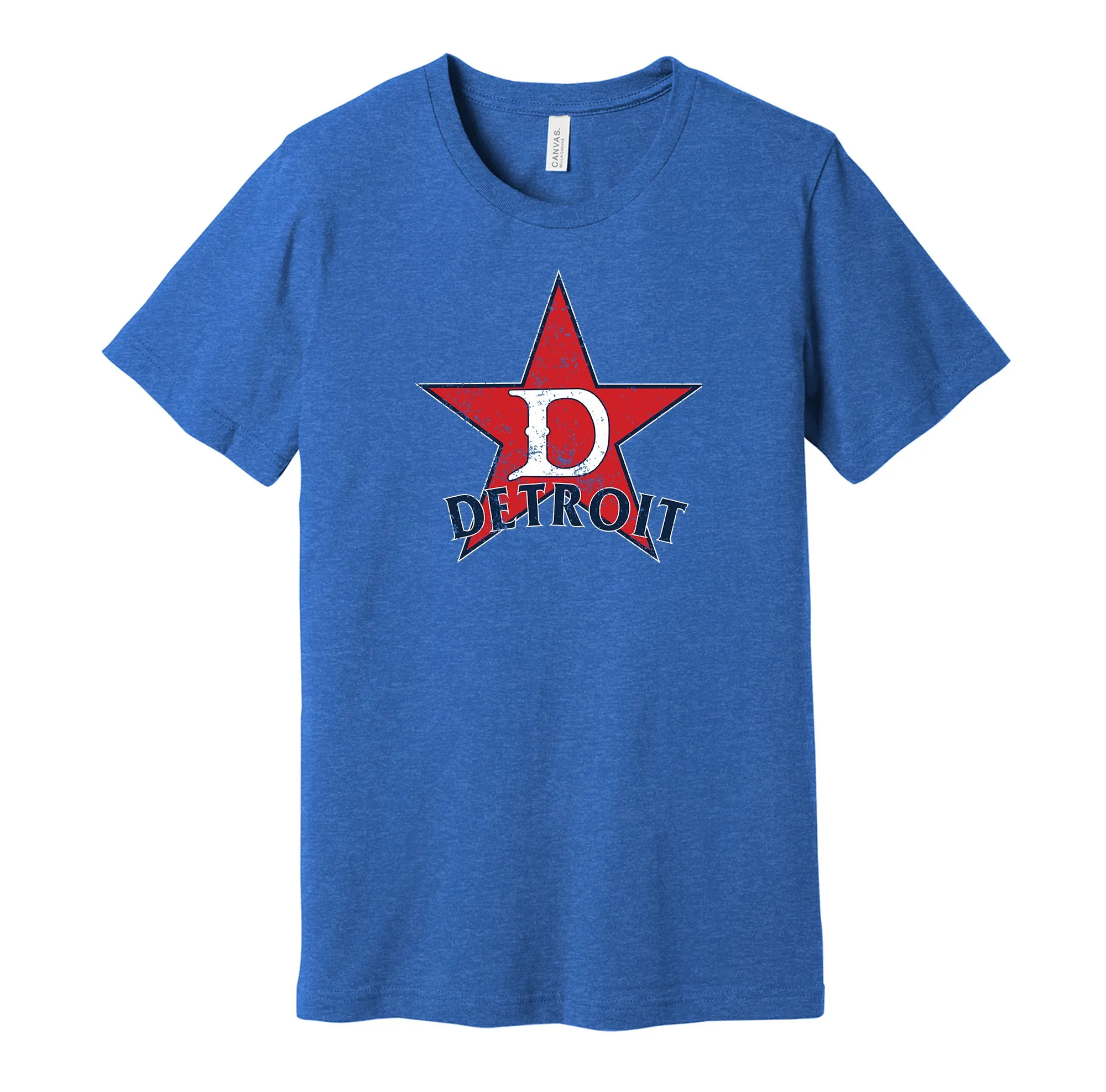 Detroit Stars Distressed Logo Shirt - Defunct Negro Baseball Team - Celebrate Black Heritage and History - Hyper Than Hype
