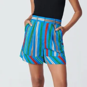 Diane Von Furstenberg NWT Shiana Linen Blend Shorts