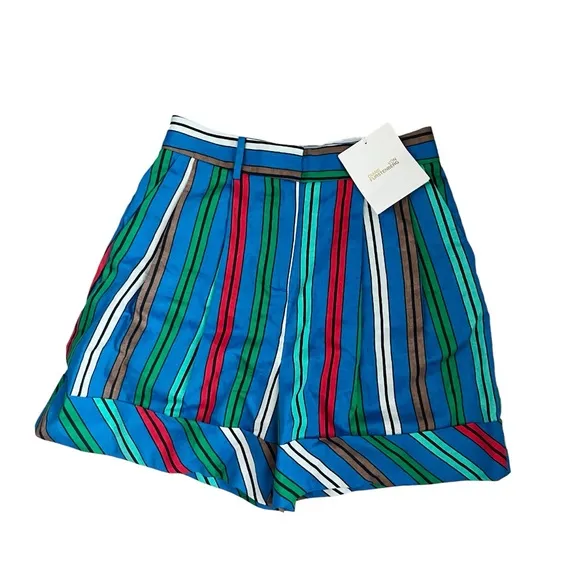 Diane Von Furstenberg NWT Shiana Linen Blend Shorts