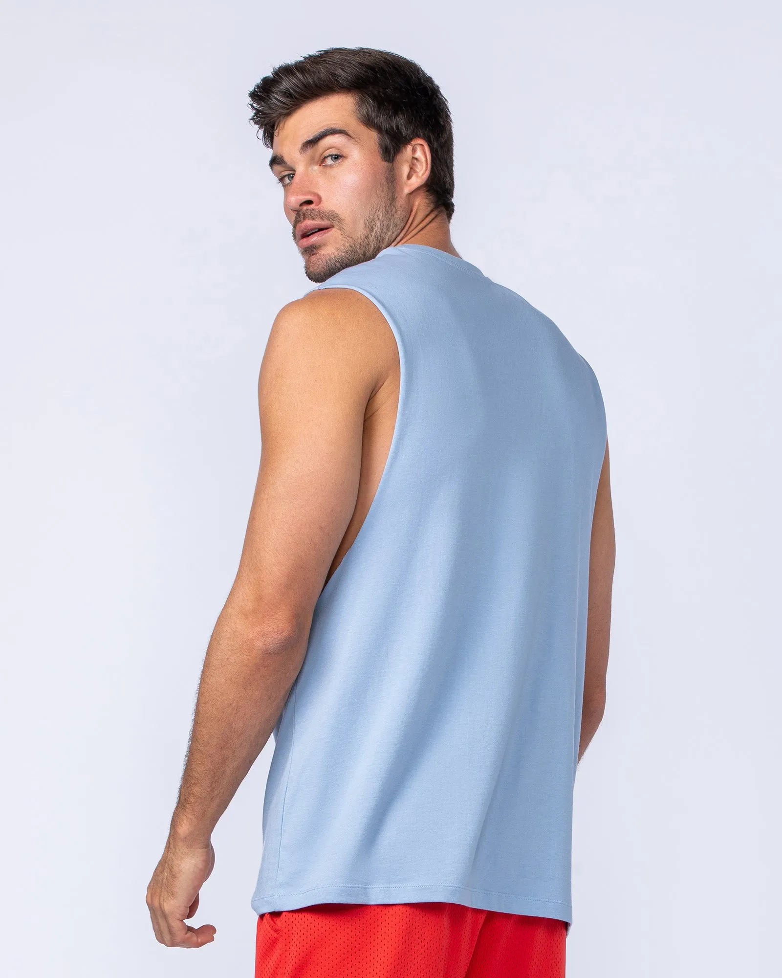 Drop Arm Tank - Sky Blue