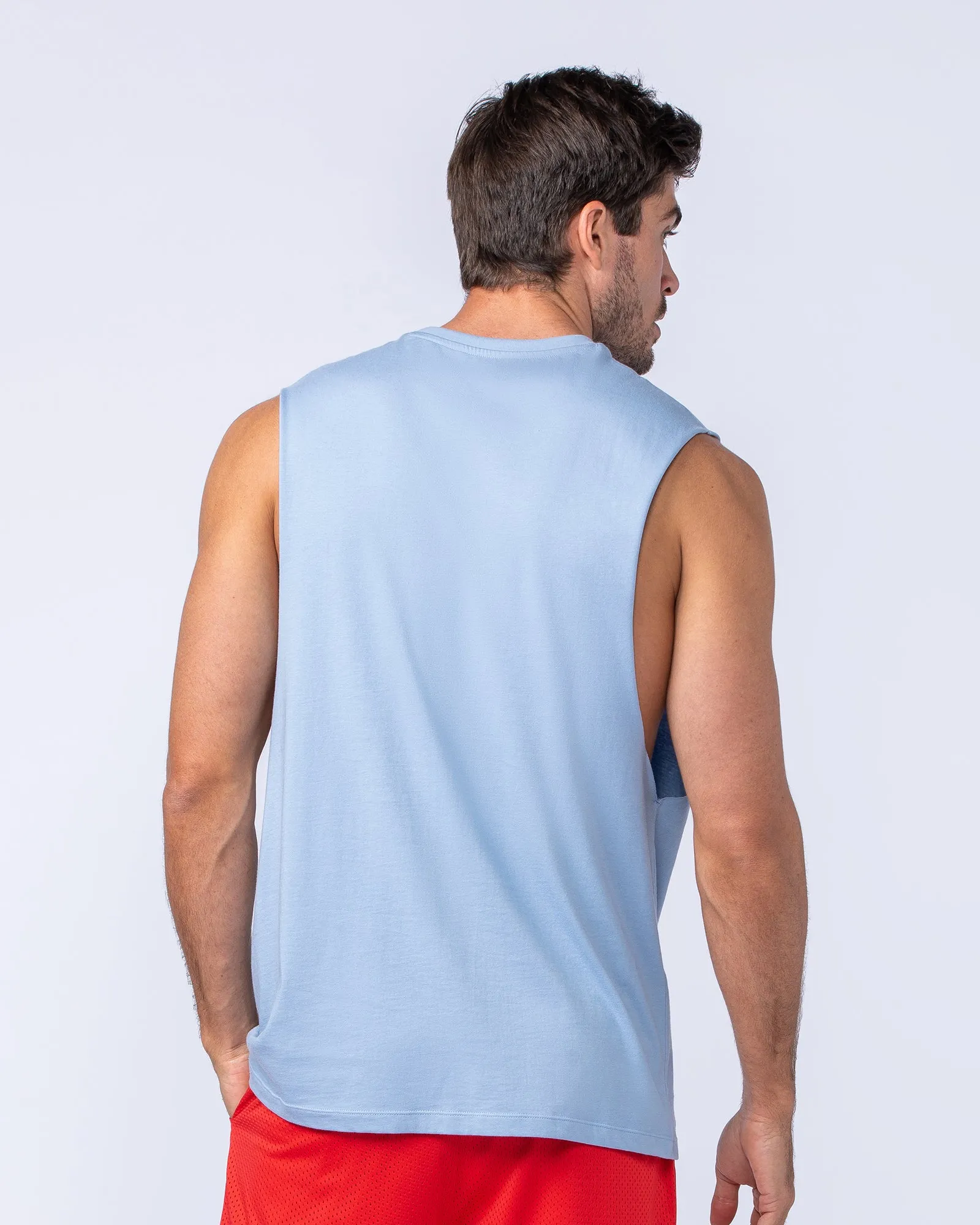 Drop Arm Tank - Sky Blue