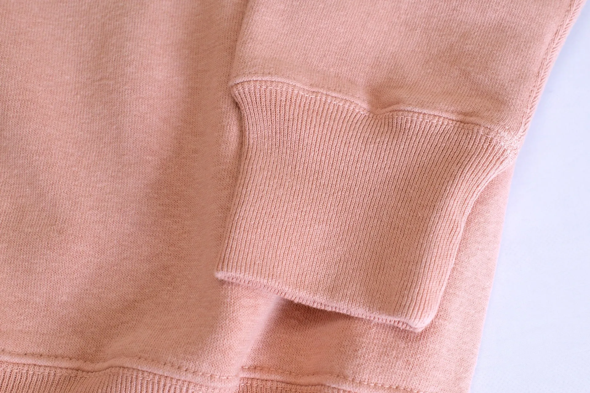 Dubble Works 11oz "Tsuri-ami" Loopwheeled Sweatshirt (Salmon Pink)