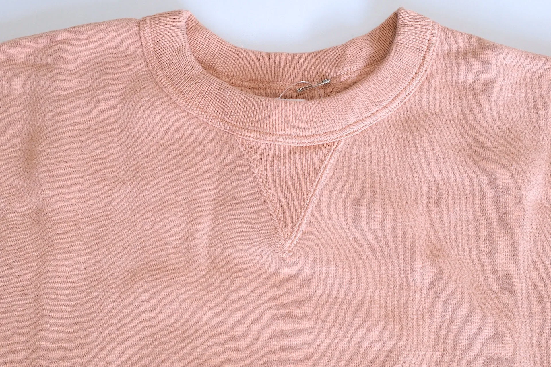 Dubble Works 11oz "Tsuri-ami" Loopwheeled Sweatshirt (Salmon Pink)
