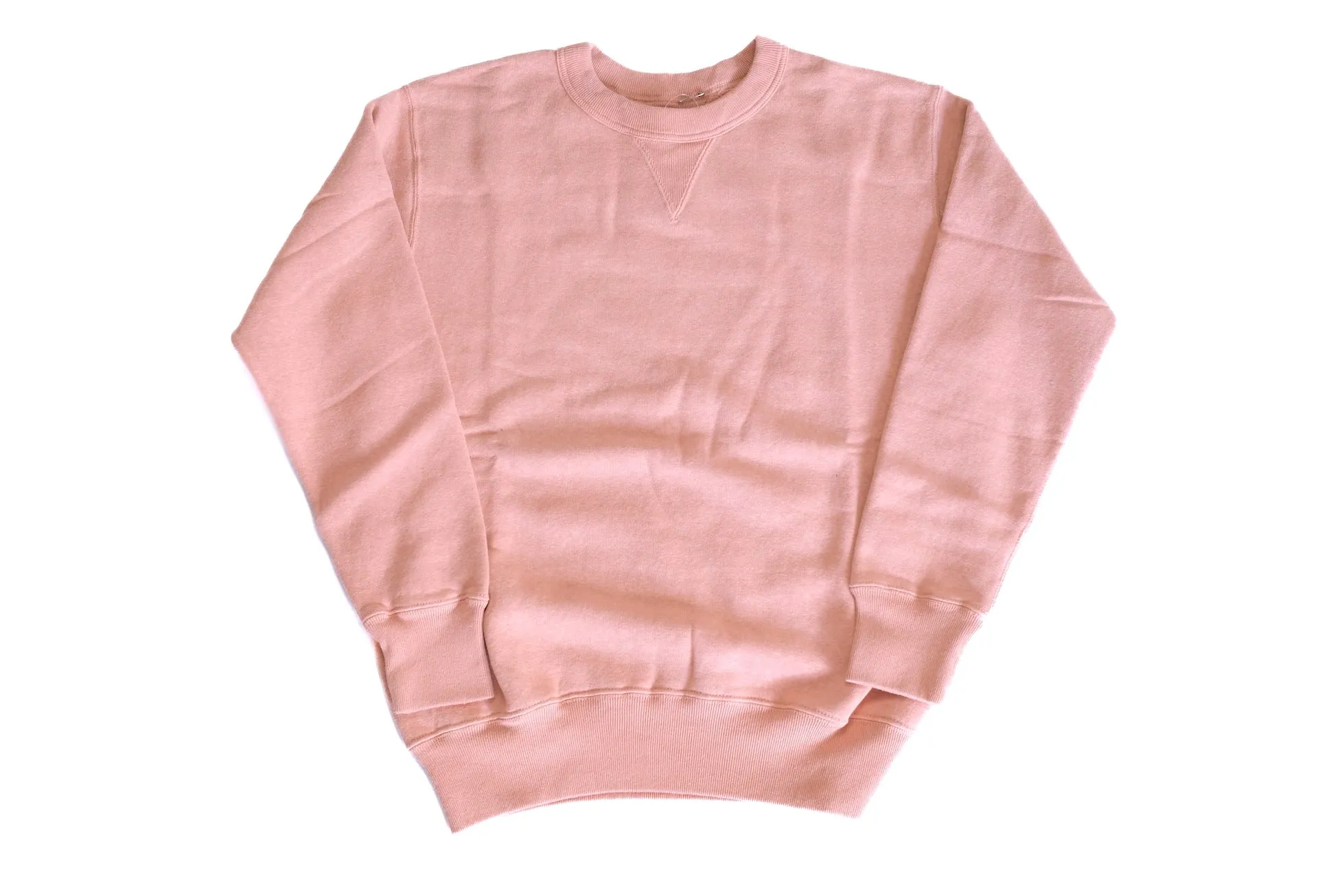 Dubble Works 11oz "Tsuri-ami" Loopwheeled Sweatshirt (Salmon Pink)