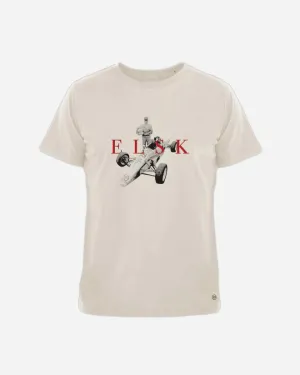 ELSK® FORMEL FORD BRUSHED T-SHIRT - VAPOR GREY