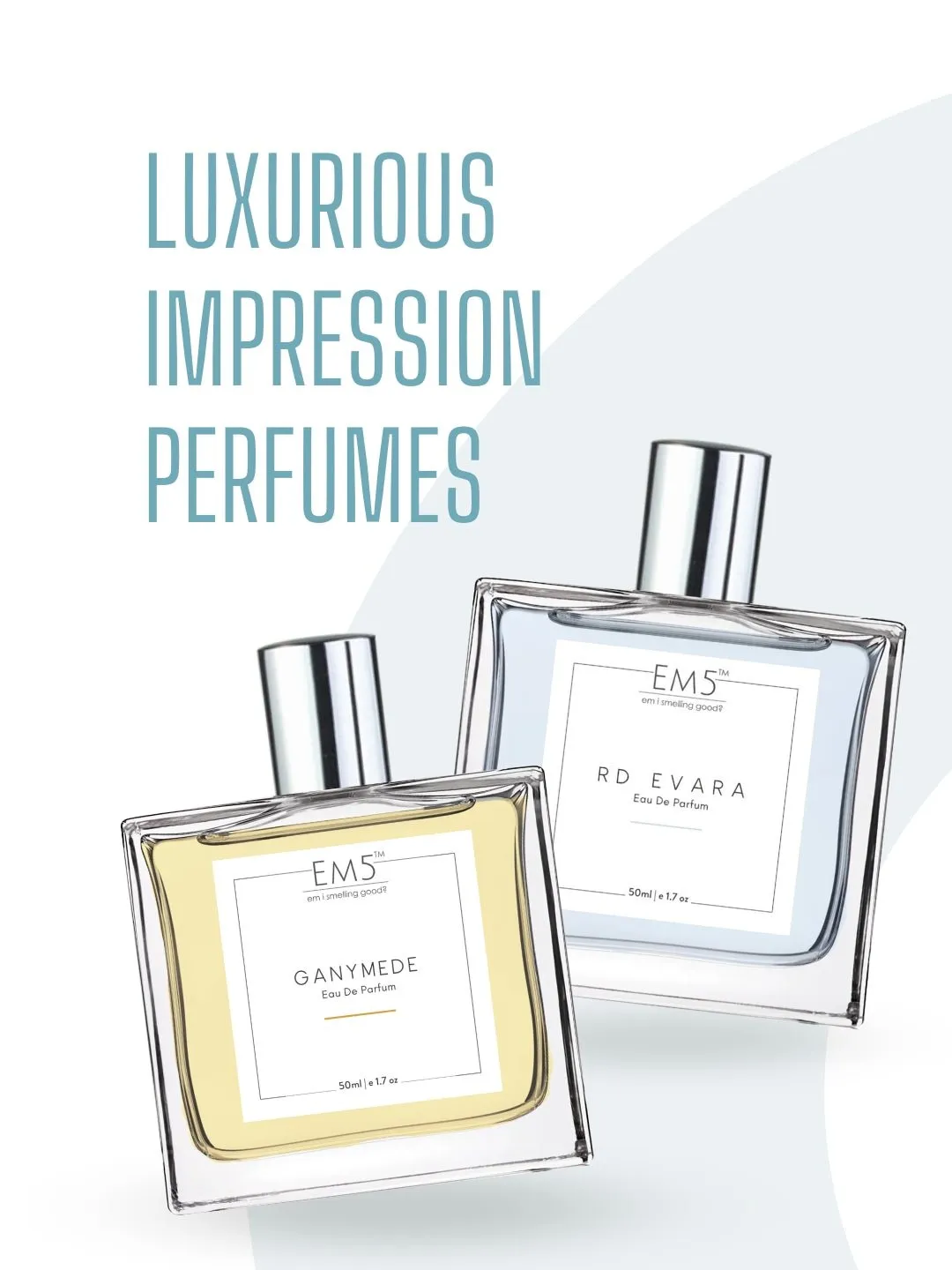 EM5™ Sea Storm Unisex Perfume EDP Spray | Amber Aquatic Fresh Marine Fragrance | For Men & Women | Luxury Gift for Him / Her | Variants  Available: 50 ml Spray / 15 ml Spray