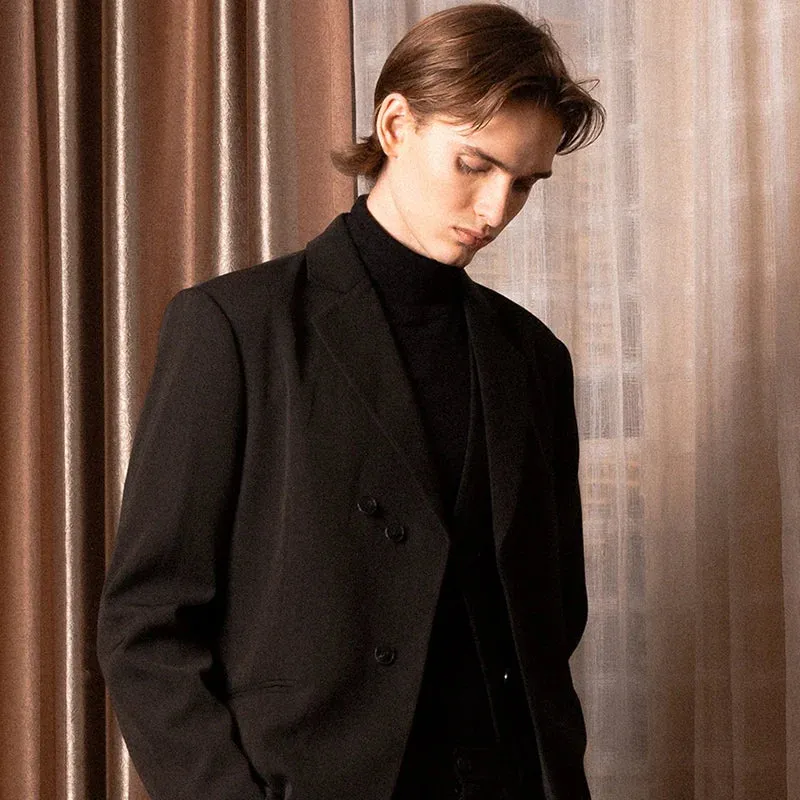 Embroidered Turtleneck Shirt