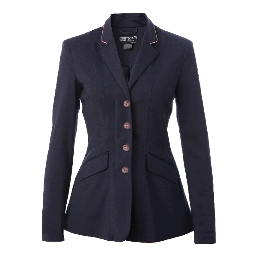 Equetech Blue / Rose Ladies Jersey Deluxe Competition Jacket