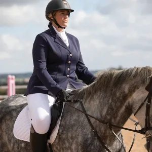 Equetech Blue / Rose Ladies Jersey Deluxe Competition Jacket