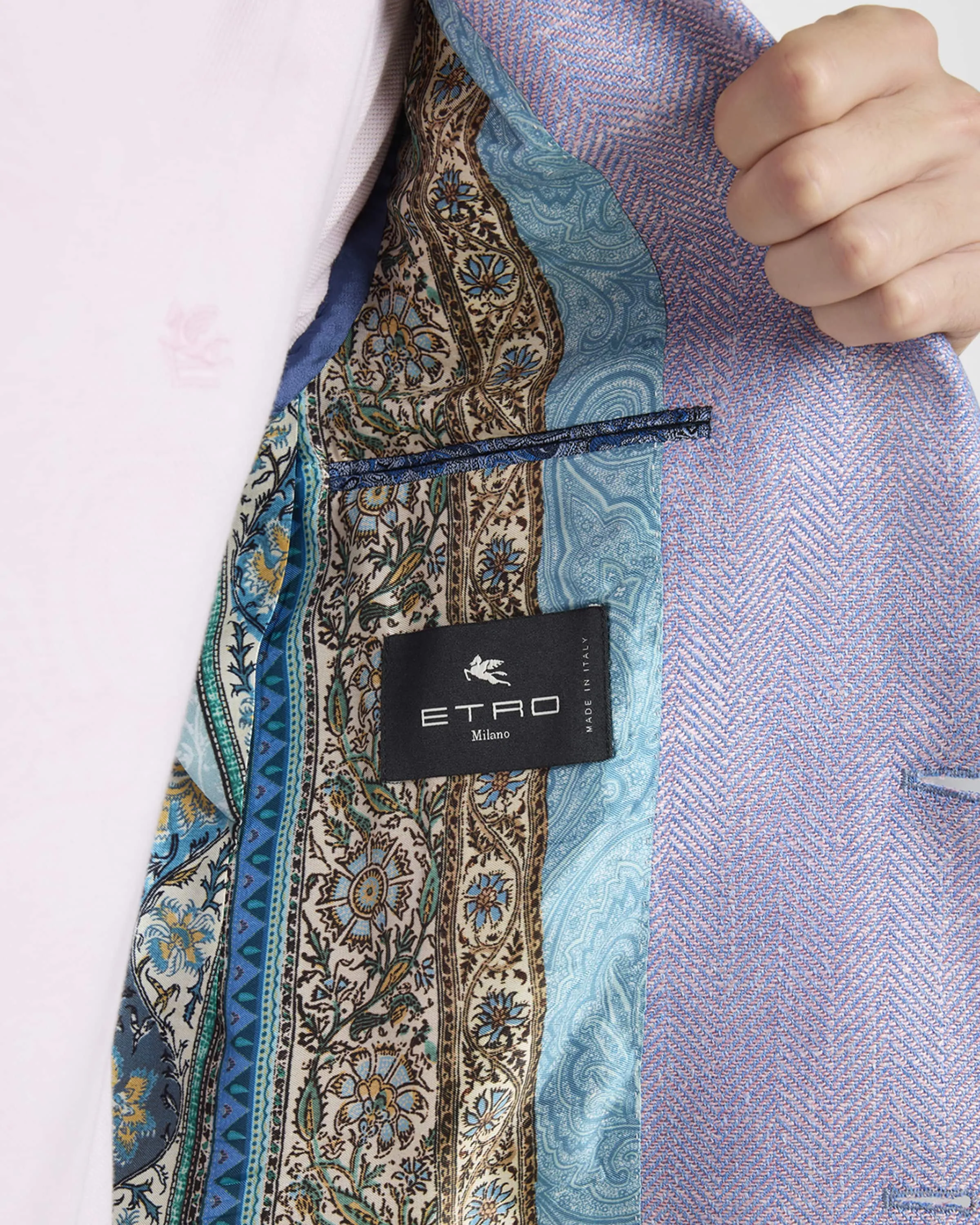 ETRO Wool Silk Linen Jacket