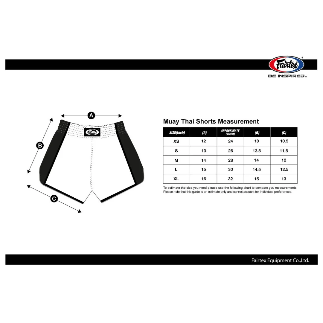 FAIRTEX "STEALTH" MUAY THAI SHORTS - BS1901