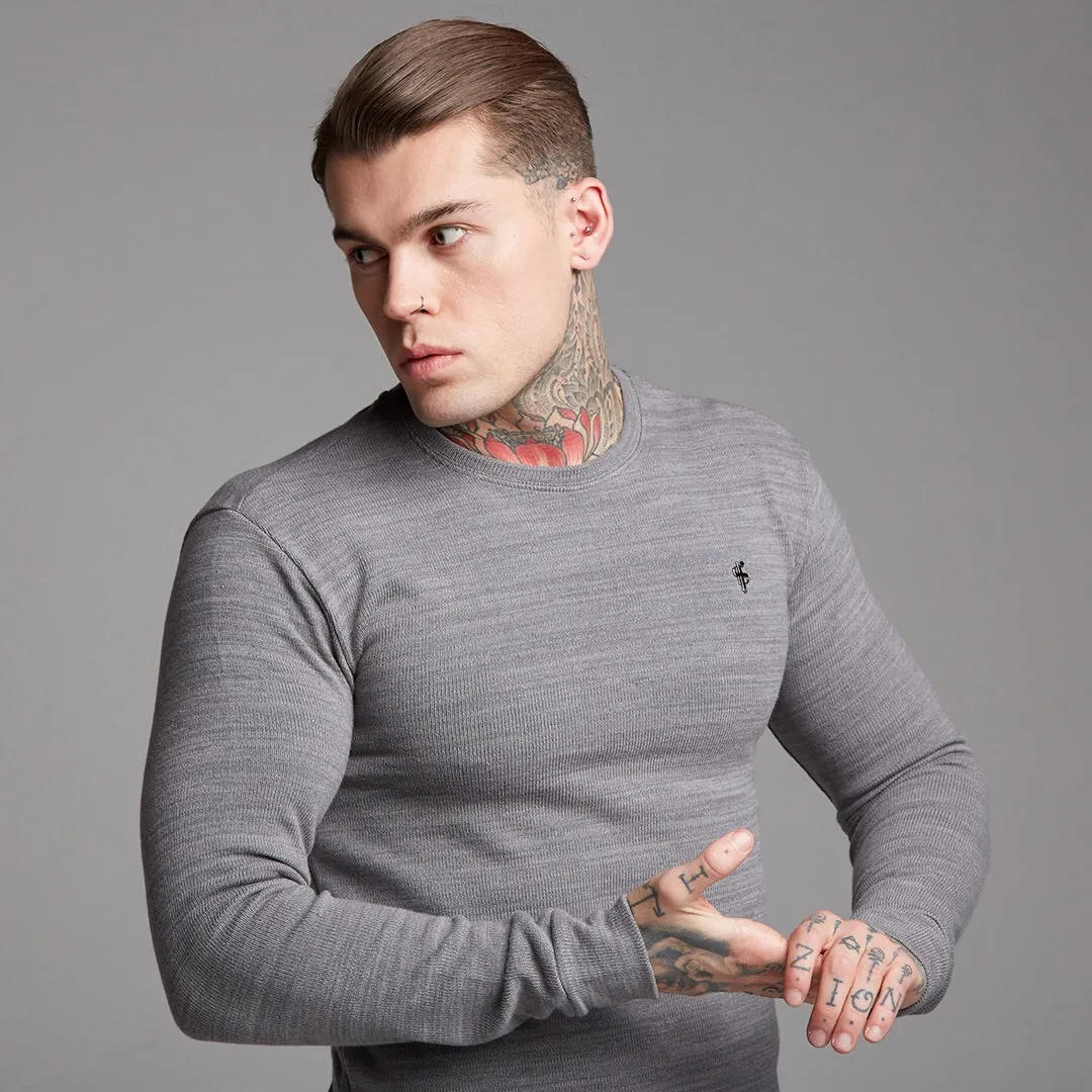 Father Sons Classic Grey Super Slim Jumper - FSH230