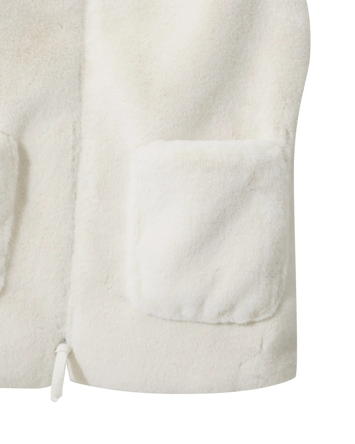 Faux Fur Knit Vest