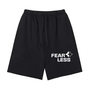 FearLessLi Scattered Edge Vintage Washed Short