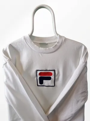 Fila embroidered front logo sweater maat XS