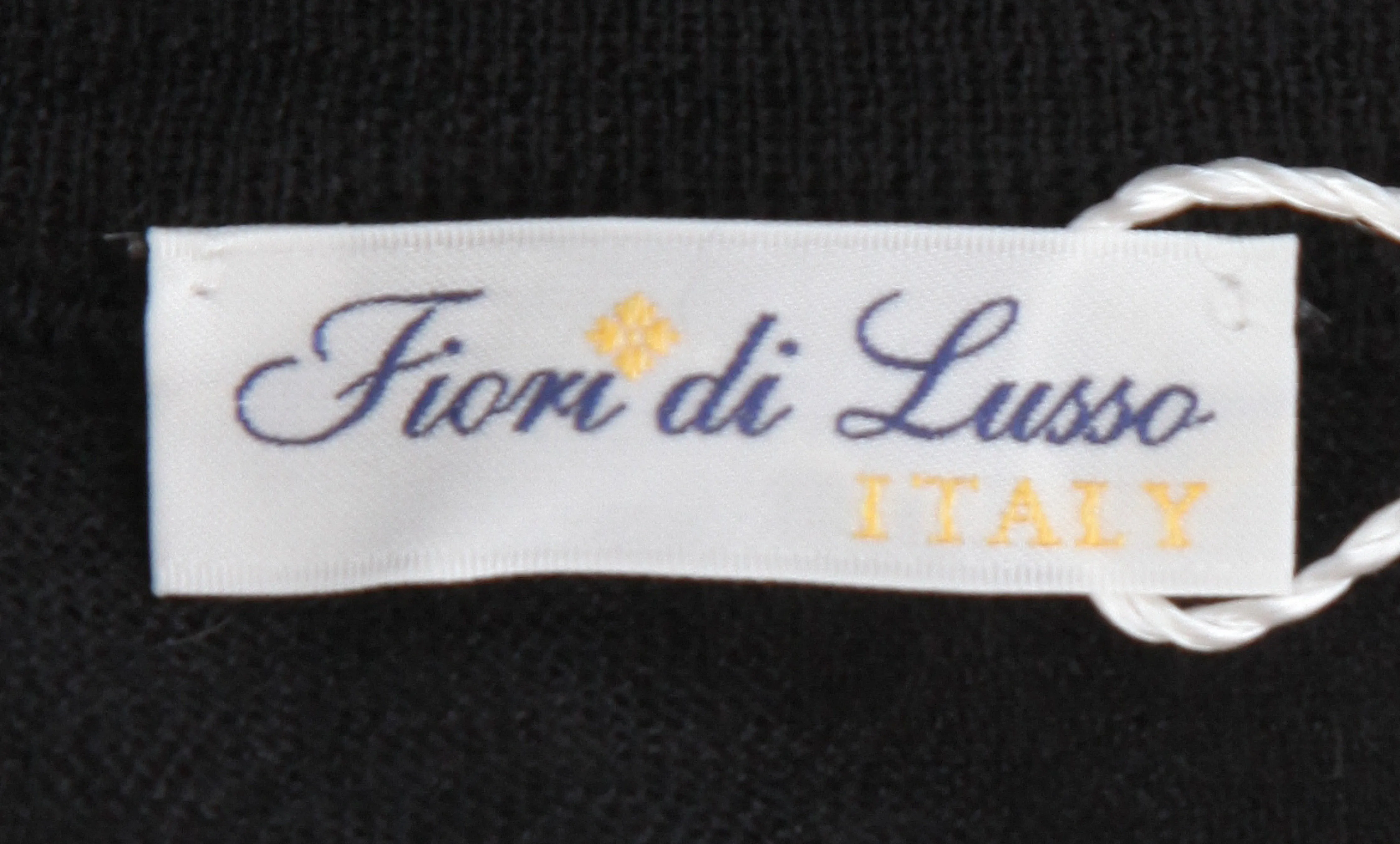 Fiori Di Lusso Black Funnel Jacket