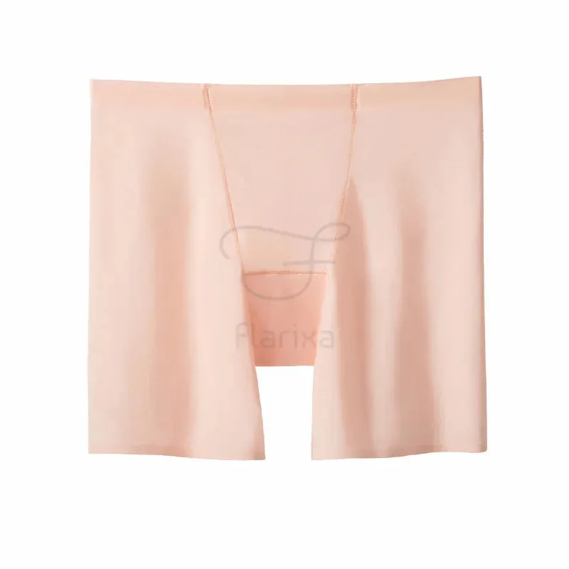Flarixa 2 in 1 Summer Women's Safety Shorts - Ice Silk, High Elasticity, Seamless