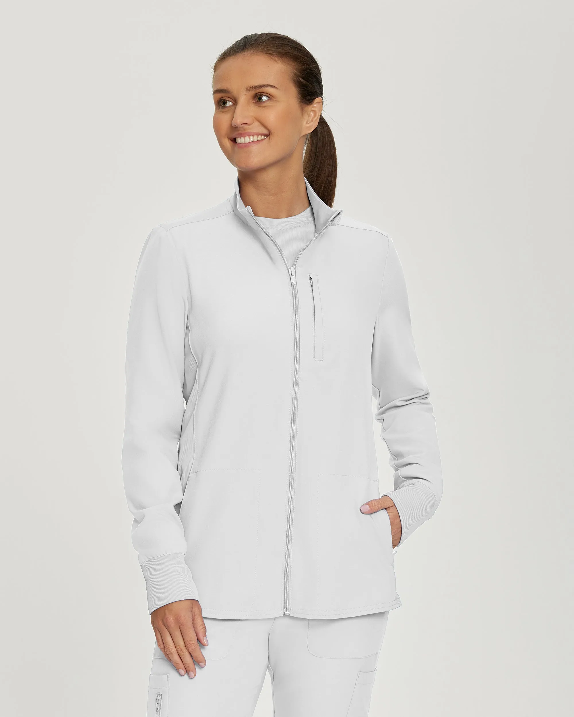 Forward 3-Pocket Zip Front Jacket