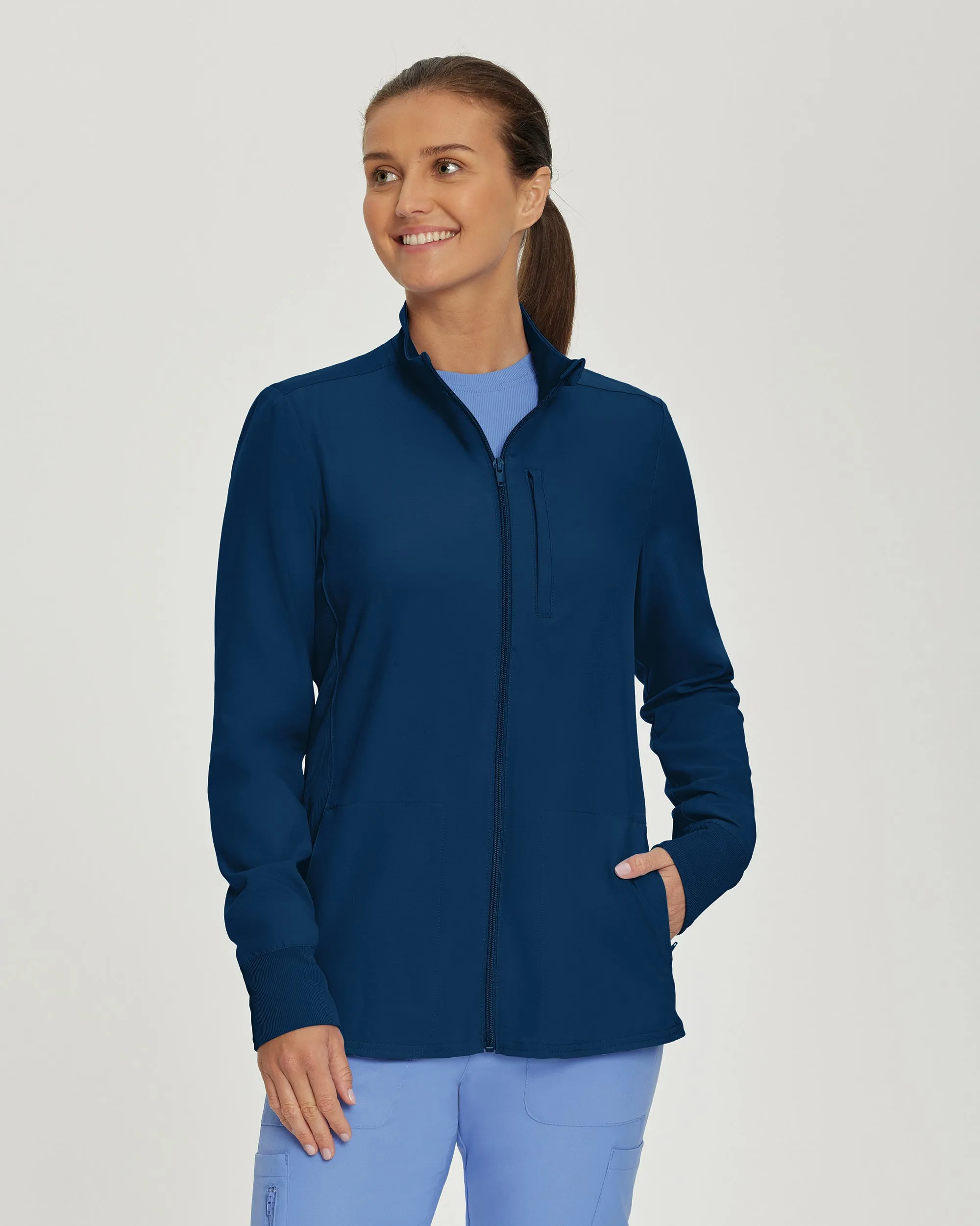 Forward 3-Pocket Zip Front Jacket