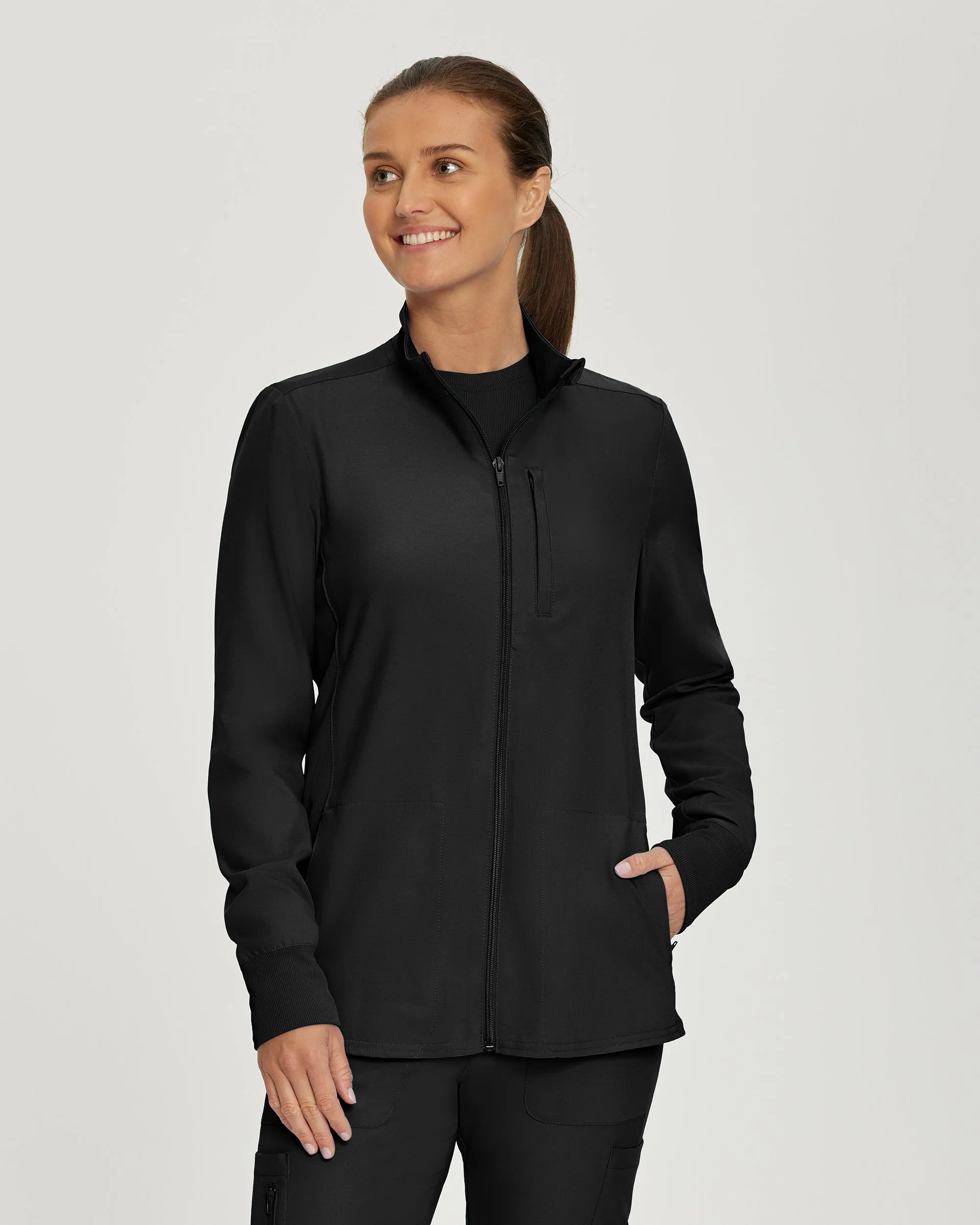 Forward 3-Pocket Zip Front Jacket