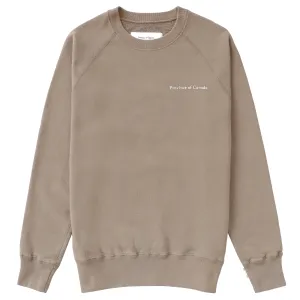 French Terry Sweatshirt Mocha - Unisex